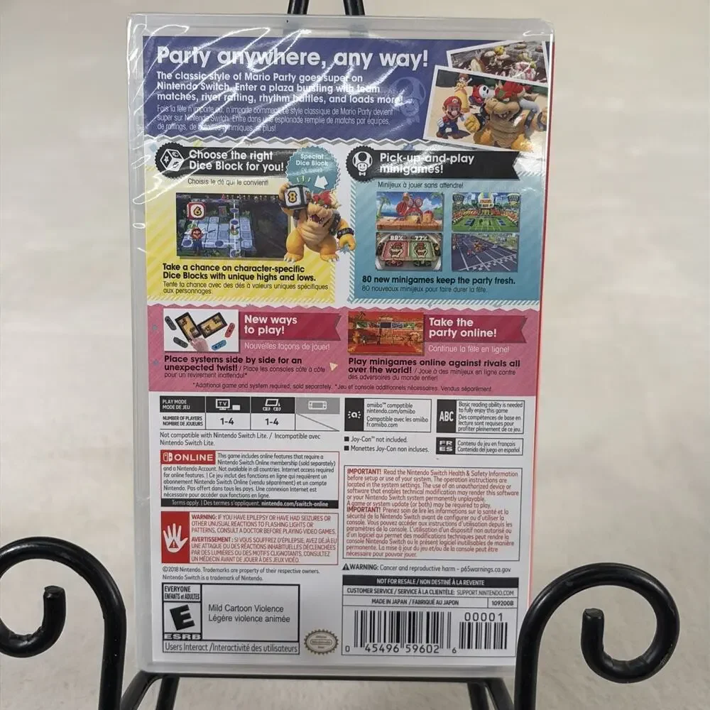 Super Mario Party BRAND NEW *SEALED* Nintendo Switch Benefits Charity FS